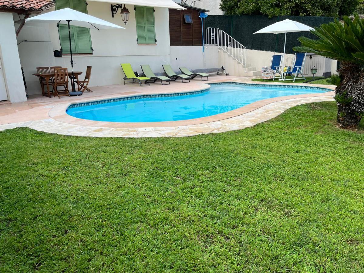 Villa Paradiso, Logement Avec Piscine, Nice Nord Exterior photo