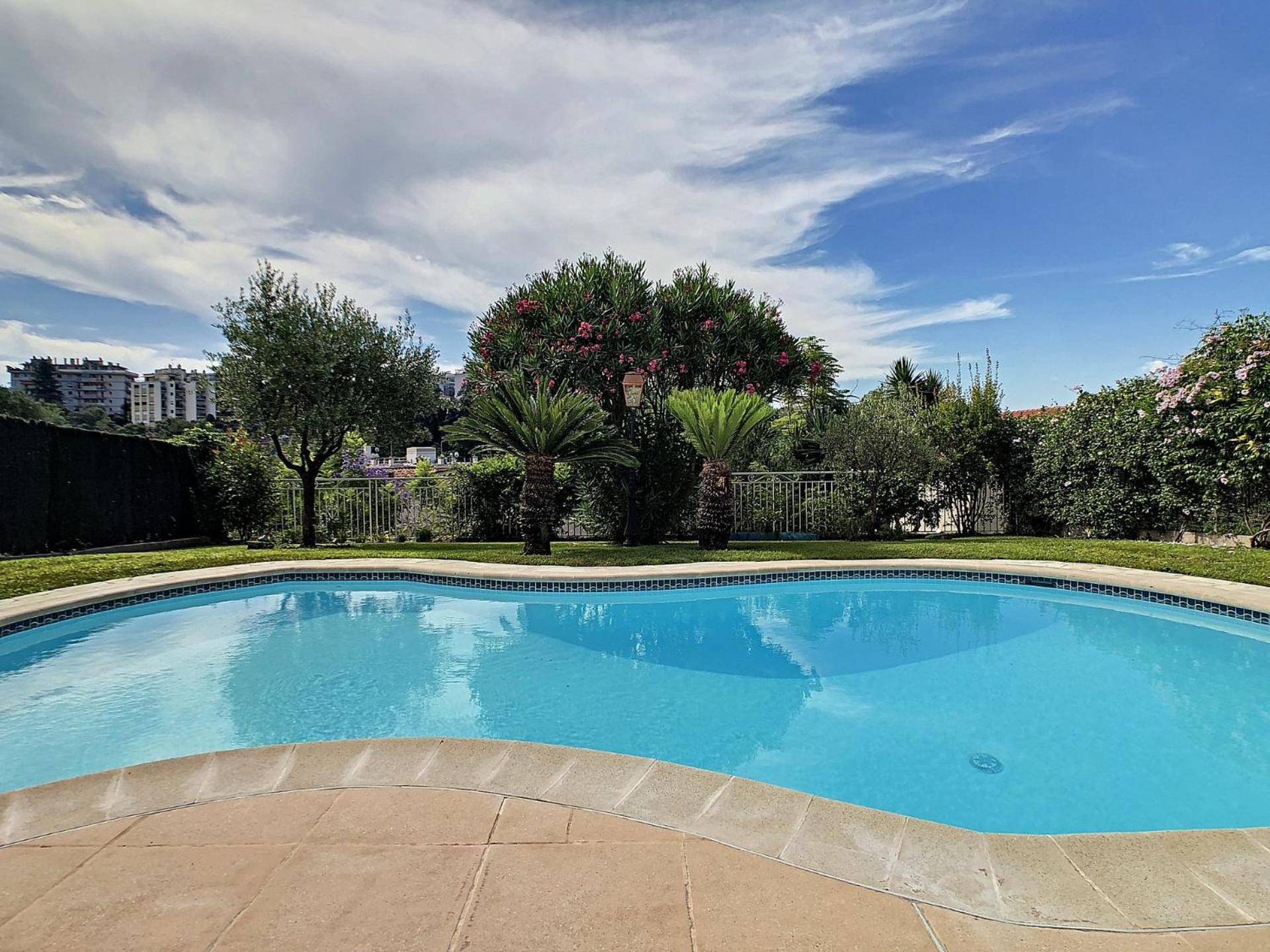 Villa Paradiso, Logement Avec Piscine, Nice Nord Exterior photo